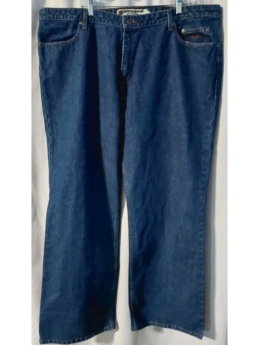 Harley Davidson Straight Leg Jeans Size 24 Waist Vintage Made In Mexico
